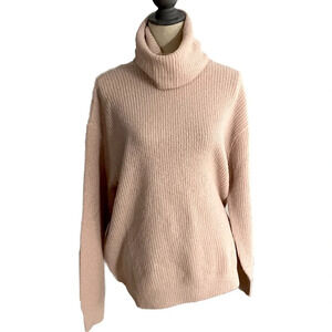 Seven Sisters Sweater Turtleneck Soft  Blush Pink Size Small Cozy